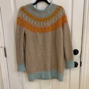 Elegant Multicolor Knit Sweater